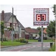 Radar de vitesse pour usagers et gestionnaires de voirie - Gamme PIV - Modèles 650-2D et 850-2D_4