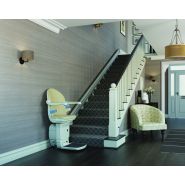 Monte-escalier droit avec repose-pied rabattable et pivotement - Portance 137kg, 160kg allant jusqu'à 200kg -  Handicare 1000_3