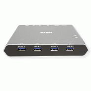 ATEN US3311 Commutateur KVM à 2 ports 4K DisplayPort USB-C avec passage d'alimentation_4