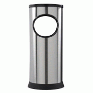 Cendrier étouffoir corbeille - 0.25L/17.5L - Kipso - Noir graphite ou inox brossé_4