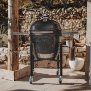 Barbecue Kamado Monolith ONE.66 noir avec chariot | Planet Outdoor_4