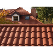 Tuiles métalliques canal ou romane, revêtues de pierre naturelle - METROTILE® Canal ROMANA_5