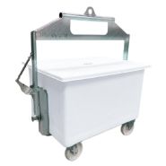 Bac d'équarrissage conçu pour les professionnels agricoles