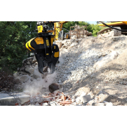 Pince croc béton MB-P160 - pour pelles 1,5-3T et tractopelles 4-6T - rotation 360°_4