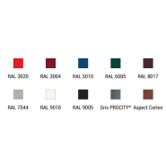 Potelet province peint sur zinc - Hauteur 1180 mm - Tube acier Ø76 ou Ø114 mm - Modèles City, Agora, Boule, Inox brossé_4