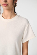 Robe t-shirt écoresponsable en éponge à épaules tombantes femme - Native Spirit - Réf: NS5028 - 80% coton biologique / 20% polyester recyclé_4