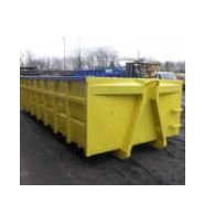 Benne pour poids lourds avec portes et échelles de contrôle
