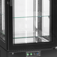 Vitrine réfrigérée UPD400-C Noir TEFCOLD_4