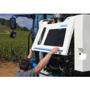 Tracteur enjambeur centré pour un travail optimal du sol