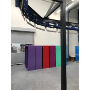 Convoyeur aérien modulable, manuel et motorisé  idéal pour le secteur industriel, le traitement de surface et l'application de peinture - MCI_4