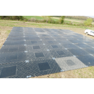 Plaque de roulage lourde, pour créer des aires de manoeuvre aux gros engins de tp (semi-remorques, grues automotrices, pelles hydrauliques sur pneus) - roadmat_4