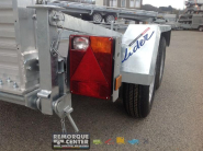 Porte Engin Lider - Timon fixe - PTAC : 3500 Kg - 300 x 145 cm - Référence 40855L - 2 essieux_4