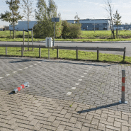 Proplus poteau de stationnement avec serrure 424700_4