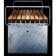 Banquette public Birka réf 8037083 - Hags - Montage en 1 heure - Dimensions 1760x490x450 mm_4