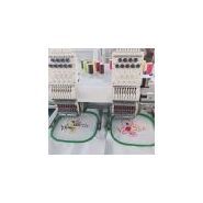 Brodeuse industrielle - Shenzhen Wanyang - 2 têtes - 9 aiguilles automatiques plates pour casquettes, tubulaires et T-shirts_4