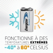 Pile lithium ENERGIZER Ultimate - 9V, 1.5V - Préchargée pour appareils à forte consommation d'énergie_4