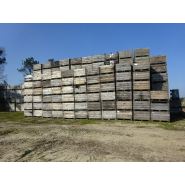 Palox en bois avec dimensions extérieures 1200 x 1200 x 750 mm