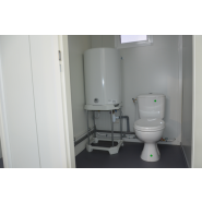 Bungalow sanitaire en container modulable et isolé de 20 pieds - 6x2,5m, 15m² - Eurobox_4