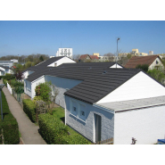 Tuiles métalliques à faible galbe - revêtement en pierre naturelle - GERARD® CLASSIC_4