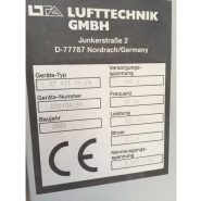 Aspirateur de brouillard d'huile - LUFTTECHNIK AC 121 R/2/K - Accessoires machines - N° Stock 4188_4