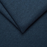 Canapé convertible express Darwin - têtières réglables - couchage 160x197 cm - matelas 16 cm - tissu tweed bleu nuit - fabrication italienne_4
