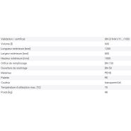 266162W - Cuve IBC produits dangereux, 600 litres, ouverture DN 150, palette PE, sortie DN 50_4