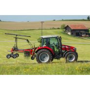 Machine agricole compacte et facile à transporter avec bras porte-dents amovibles