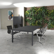 Table de réunion 6-8 personnes Tempo - Mobel Linea - 250, Anthracite, Anthracite_0
