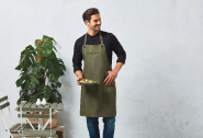 Tablier contrasté écoresponsable 'Barley' - Réf: PR121 - Premier - Polyester recyclé et coton durable_4
