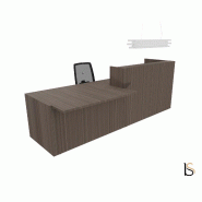 Banque d'accueil design avec accès PMR Z2 - Officity - 206, Gauche, Eucalyptus_4