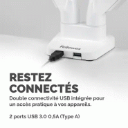 Bras porte-écrans double Platinum Series - Blanc_4