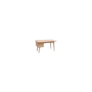 Fifties - Bureau droit design scandinave en chêne - Miliboo - L140 x P60 x H75 cm_4