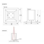 Pop Up - Jardinières design en béton - Urbastyle - Hauteur 85 cm_4