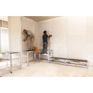 Flexxwork - Plateforme de travail Günzburger Steigtechnik - Plaque antidérapante en bois - Poids 8,72 kg_4