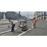 H5-1 - machine de marquage routier - Hofmann - débit d’air jusqu’à 360 l/min - peinture à froid - moteur Honda_4