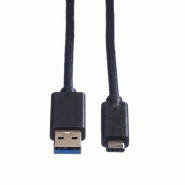 Roline green câble usb 3.2 gen 1, a-c, m/m, noir, 2 m_4