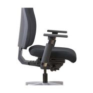 Fauteuil ergonomique 24h/24 - SAX 24 - Mécanisme synchro, accoudoirs 4D, support lombaire réglable_4