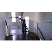 Plateforme oblique pour fauteuil roulant, pour escaliers courbes - charge jusqu'à 300 kg  - Vimec V65_4