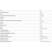 Remorque porte engin robuste avec plancher acier et anneaux latéraux