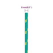Vidaxl corde de bateau vert 8 mm 250 m polypropylène 152716_4