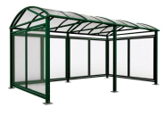 Abri vélos Voûte Large - Structure Acier Galvanisé - Toiture Polycarbonate Anti-UV_4