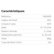 Enrouleur d'irrigation adapté à la floriculture et aux petites exploitations