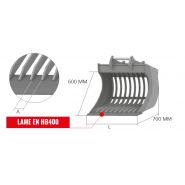 Godet squelette General Duty - Vs 60GD - Cangini - 600 mm_4