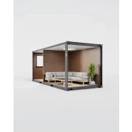 Conteneur aménagé confortable, cosy et multifonctionnel pour espace extérieur - Cargo Poolhouse? 20_4