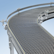 Convoyeur à tapis modulaire courbe, polyvalent, compact et robuste - kmf-p 2040 - mk technology group_4