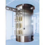 Lavage-soufflage saucissons - laveuse industrielle alimentaire Colussi Ermes sur mesure - acier inox_4