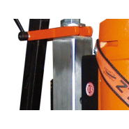 Pack complet de carotteuse KB130 en acier pour le bâtiment - GÖLZ - course 700 mm, Ø carottage jusqu'à 280 mm_4