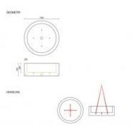 Reims - Jardinière ronde en béton avec drainage - Urbastyle_4