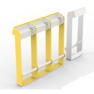 Assis-debout public Reliq 17.001.1 - Zano - acier inoxydable ou acier carbone peint RAL_4