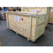 Caisse en bois sur-mesure en Contreplaqué - NIMP15 SEI 4C - Housse Thermosoudée - Fret Maritime_0